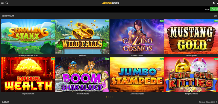 mobilbahis casino bölümü