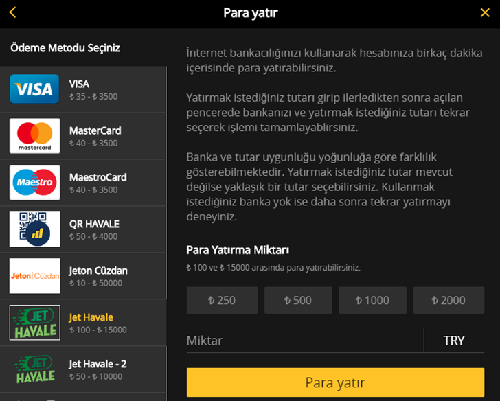 Mobilbahis Banka Havalesi