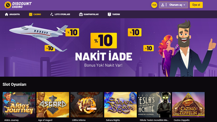 Discountcasino açılış sayfası