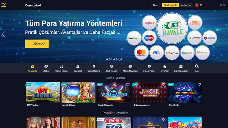 Casinomaxi giriş adresi