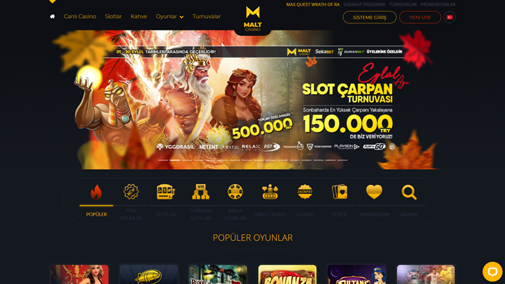 Maltcasino Üyelik ve Giriş Adresi