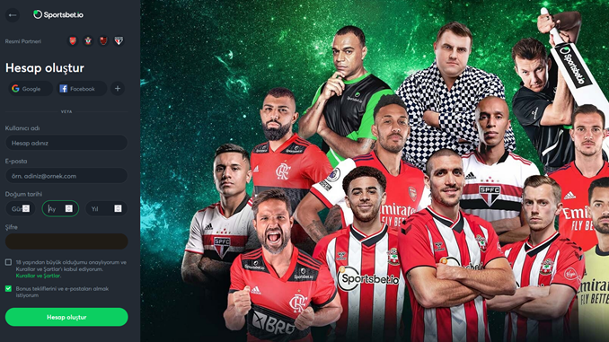 Sportsbet üyelik açma